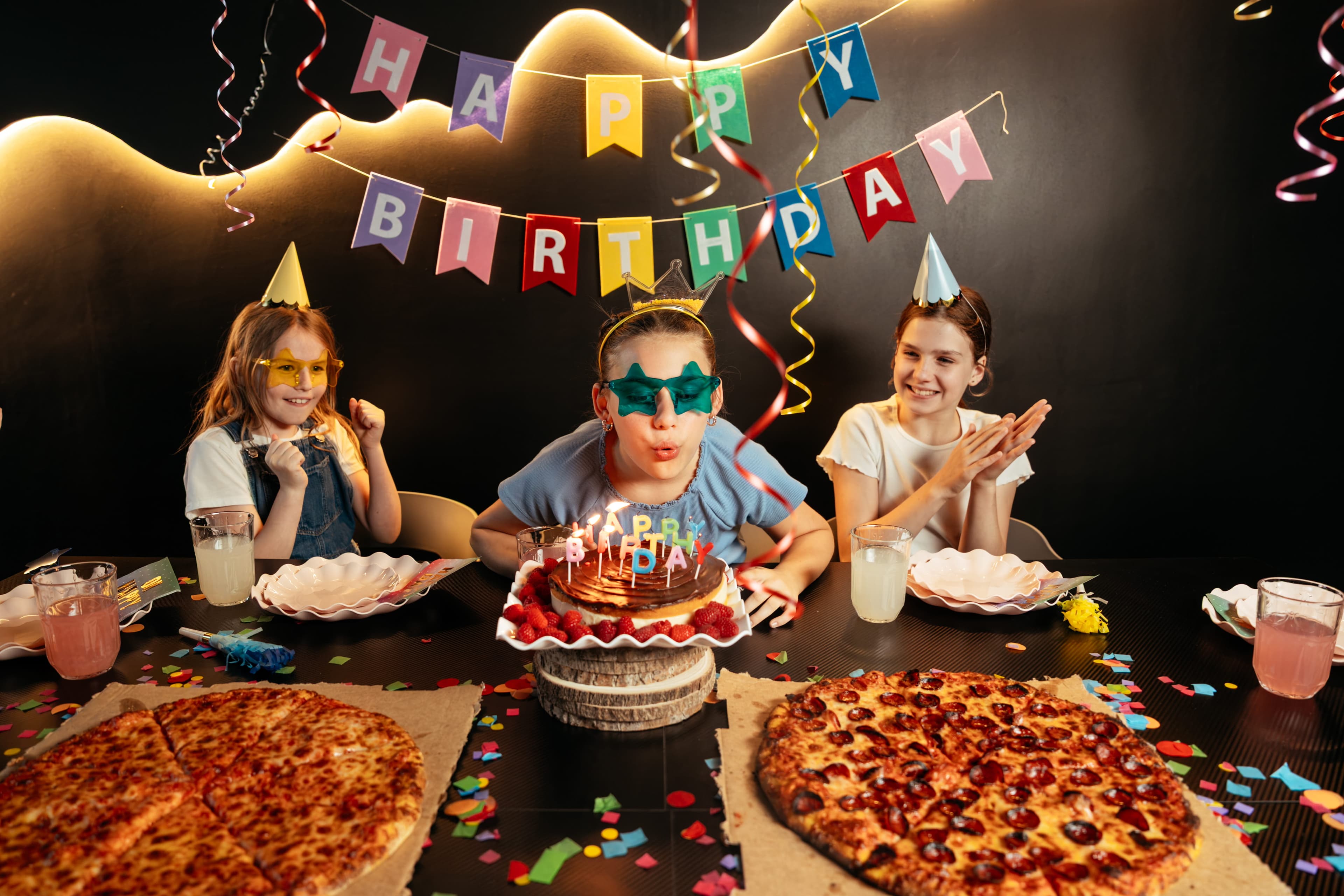 Celebrating a birthday in the escape room