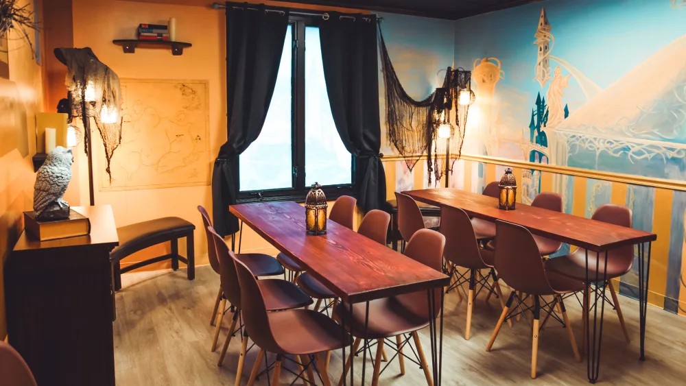 The VIP party room at Bond's Entertainment Center